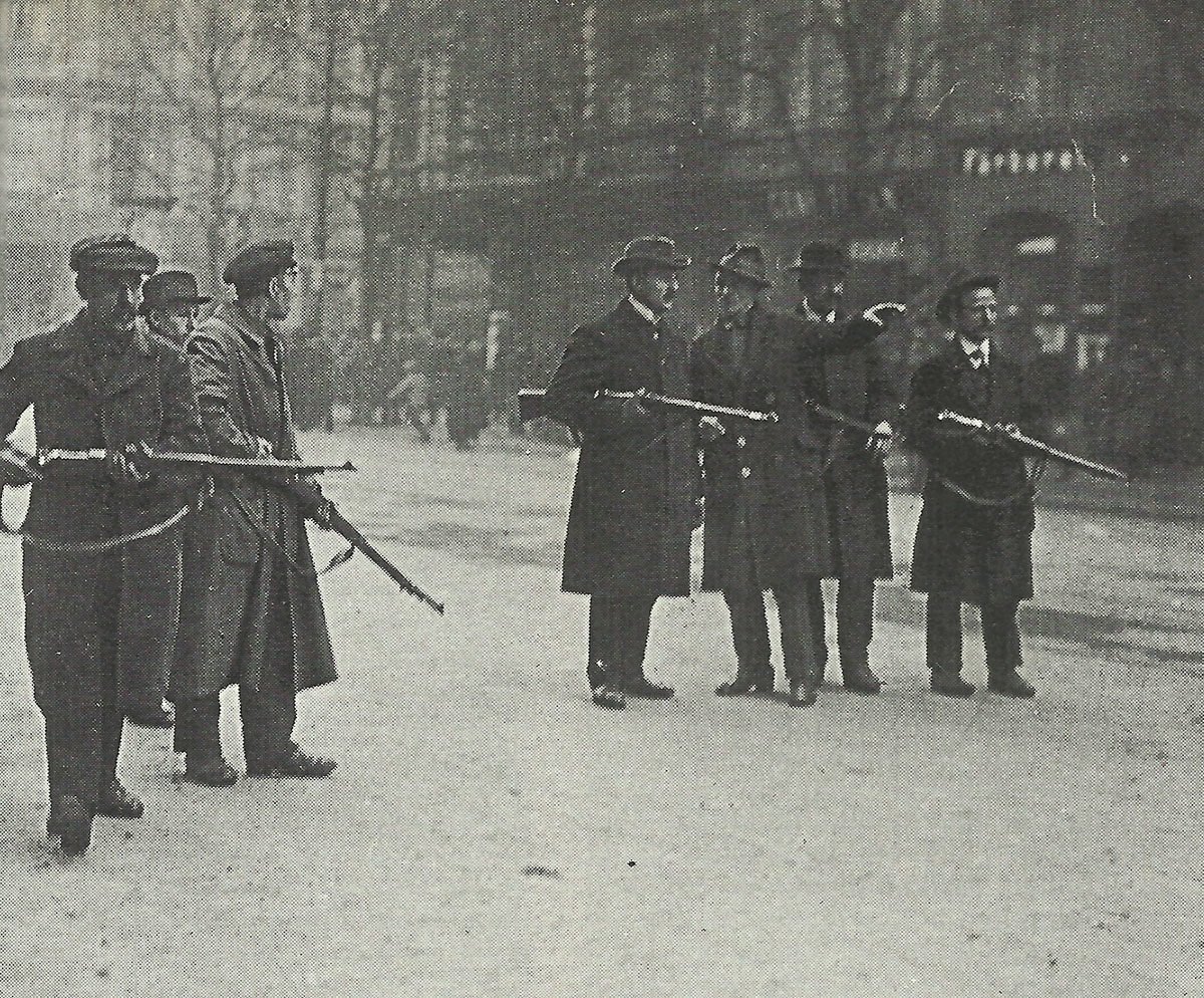 Diary March 5, 1919 32 Fire line of insurgent workers