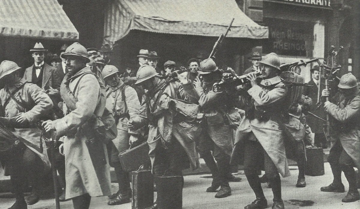 Diary March 14, 1919 4 French troops in Frankfurt (Main)