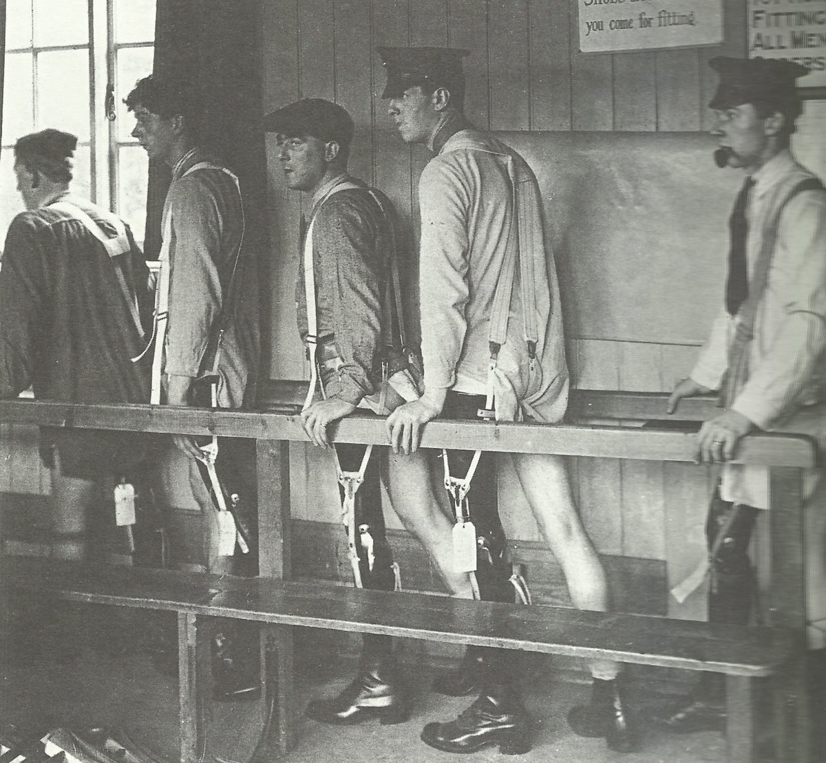 Diary March 8, 1919 20 War-disabled British ex sailors