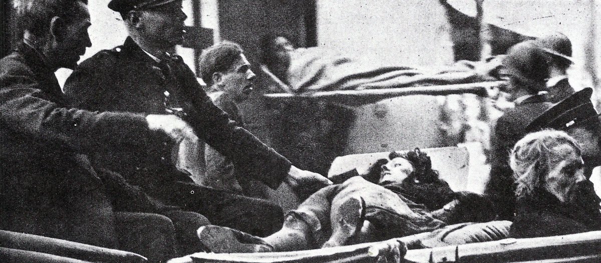Diary April 21, 1944 18 victims of allied air raids in Paris