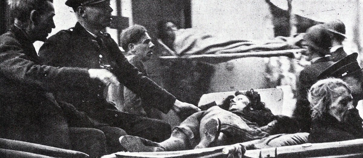 victims of allied air raids in Paris