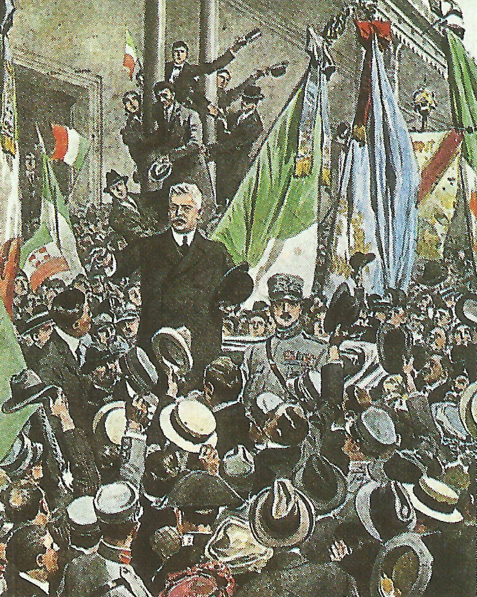 Diary April 22, 1919 16 Orlando return from Versailles
