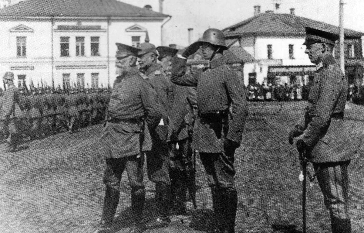 Diary April 23, 1919 10 German troops in the Baltic States