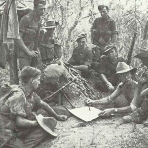 A section of British soldiers of Slim's 14th Army in Burma