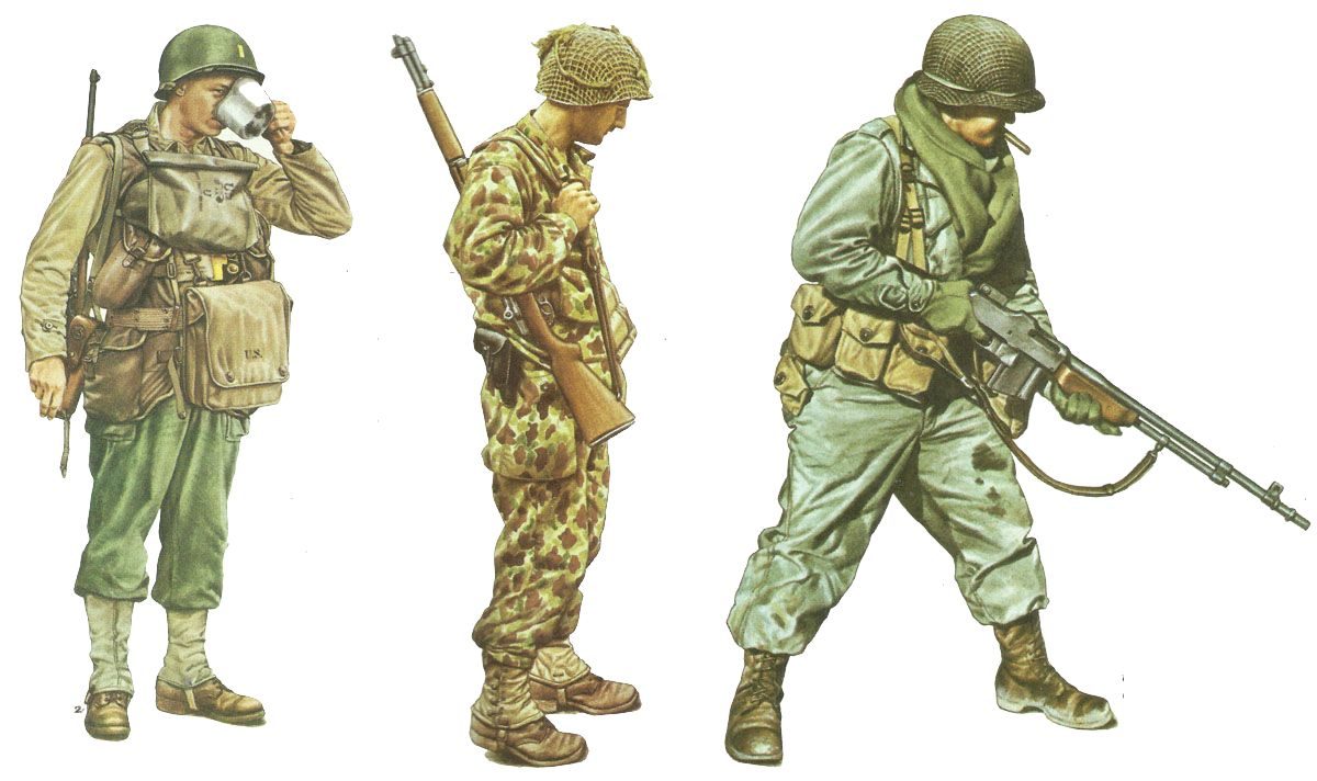 US uniforms 1944-45