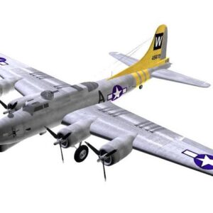 3d model of Boeing B-17G Flying Fortress.