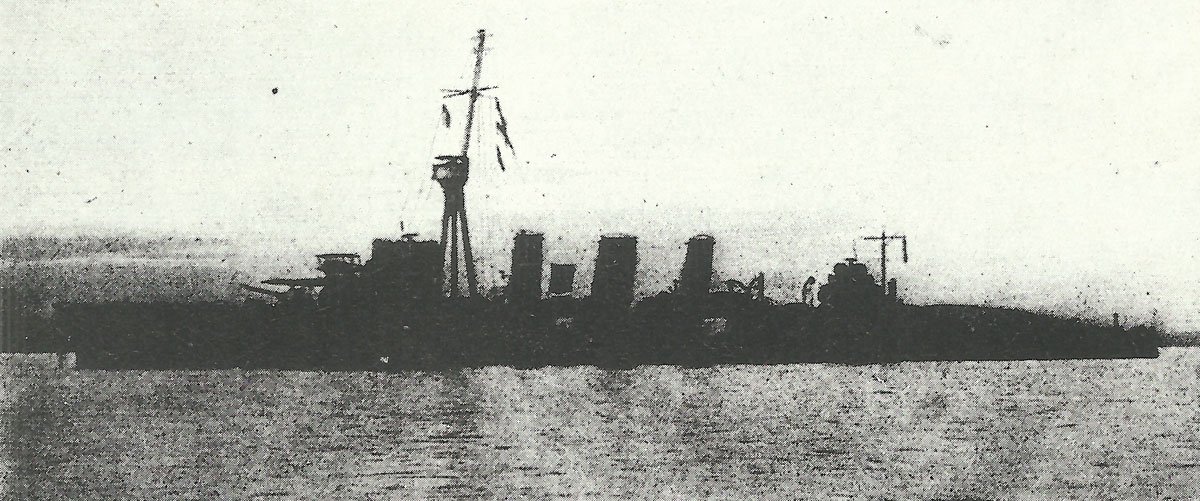 British light Cruiser 'Undaunted'