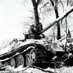 Panther tank of the HJ-Division left behind