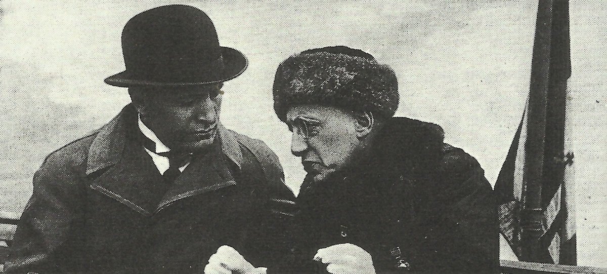 Benito Mussolini 6 Mussolini with the nationalist poet Gabriele d'Annunzio