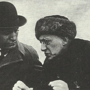 Mussolini with the nationalist poet Gabriele d'Annunzio