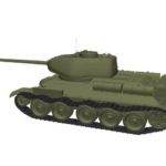 3D model of T-34-85.