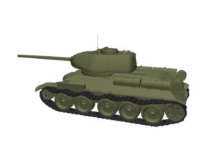 3D model of T-34-85.