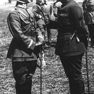 Polish general with Ukrainian leader