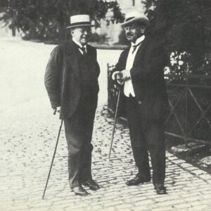 German Finance Minister Erzberger and Interior Minister Dr. Hugo Preuss