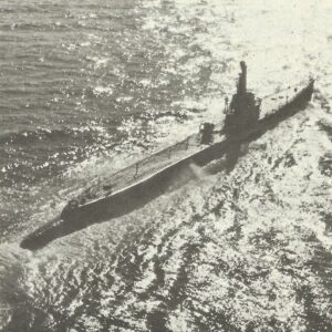 US submarine of the Gato class.