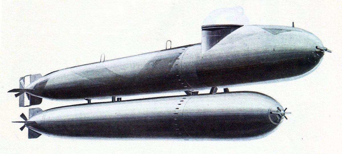Diary July 5, 1944 20 The midget submarine 'Neger' or 'Marder'