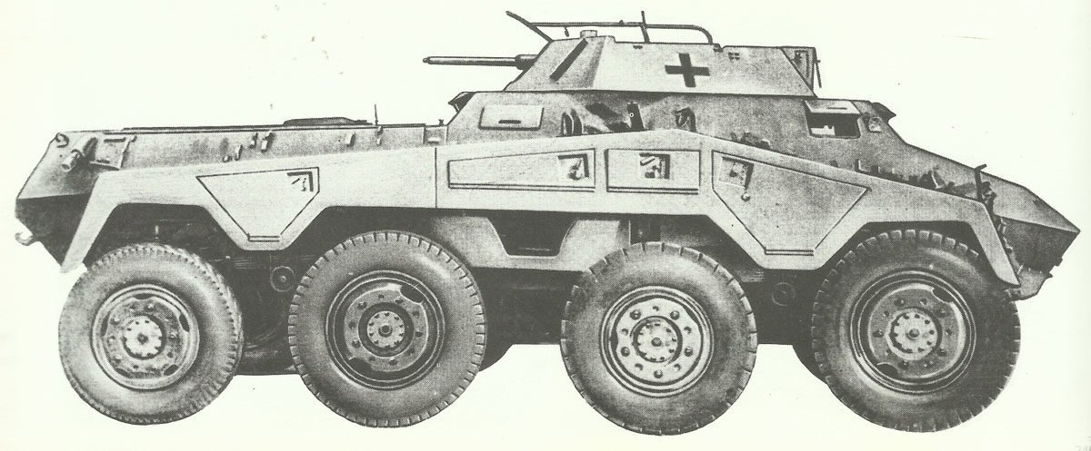 Puma armored car 4 SPzSpWg (2cm) SdKfz 234/1