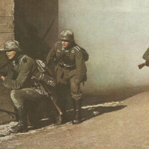 German infantry 1940 in street combat