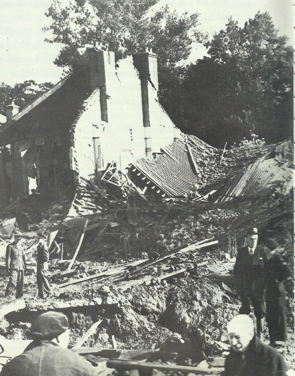 first V-2 hit Staveley Road in Chiswick, London