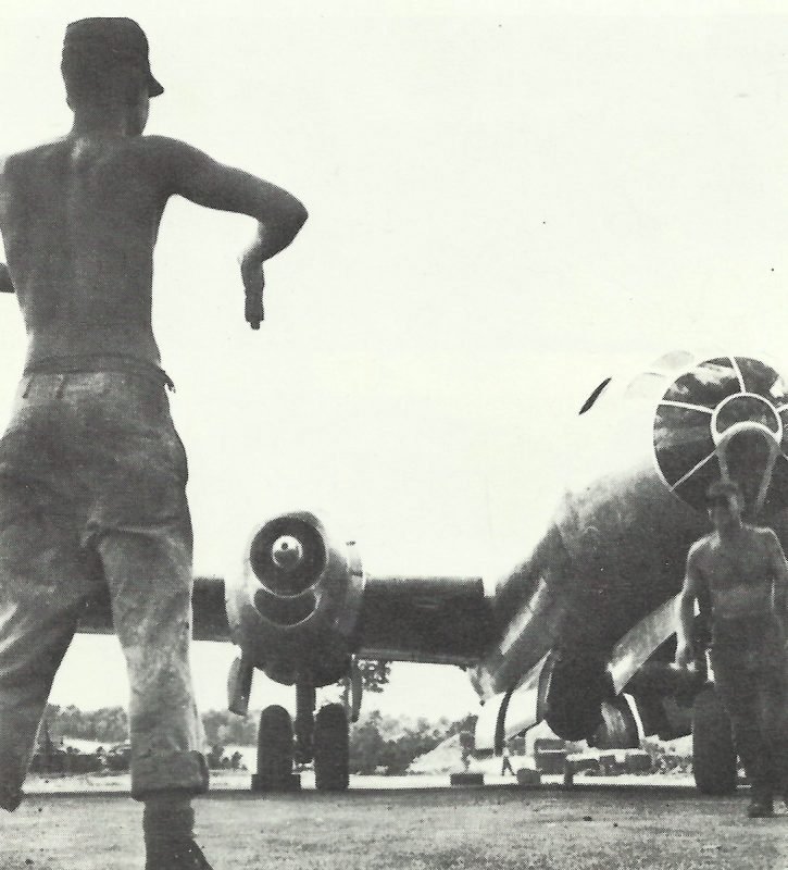 practice flight of a simulated atomic bombing attack