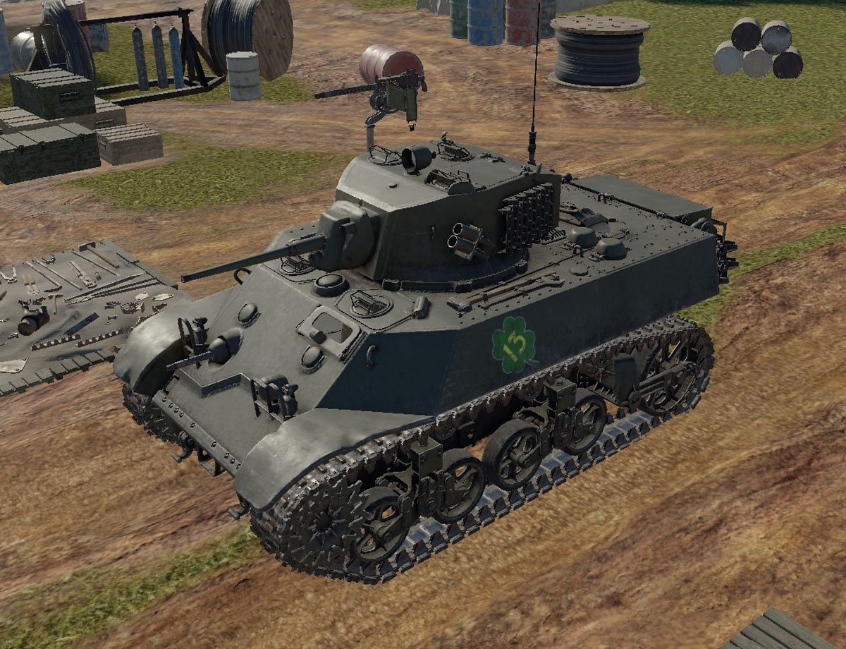 M3 Stuart 13 M3A3 Stuart