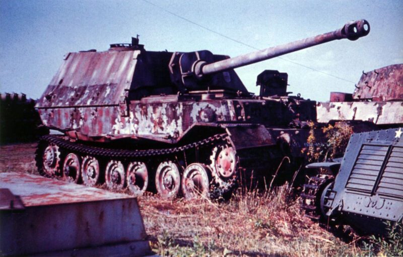 Captured tank destroyer 'Ferdinand'