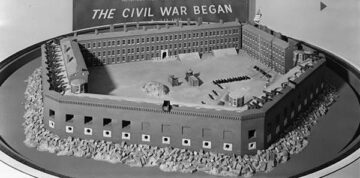 model of Fort Sumter