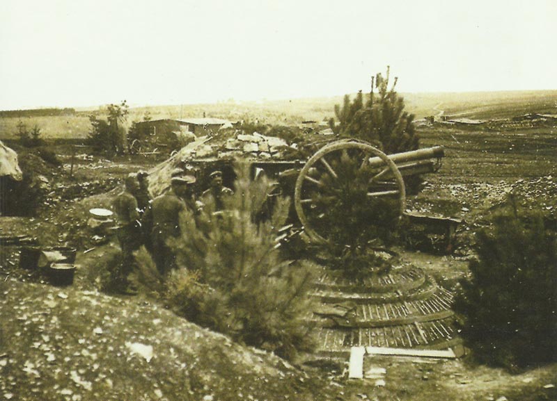Diary April 10, 1916 28 Feuerstellung de Flak