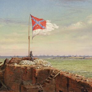 Fort Sumter under Confederate flag