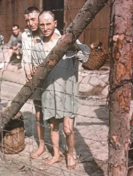 Holocaust 10 Prisoners of Buchenwald concentration camp