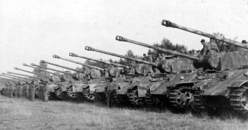 Panther tanks of the 116th Panzer Division