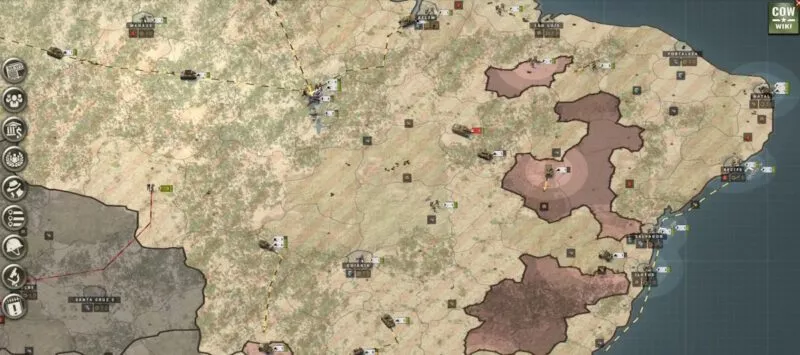 Call of War with USA 28  situation in Brazil