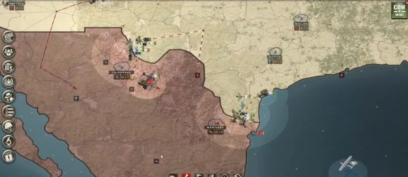 Call of War with USA 33 Mexico had been thrown out of the coalition