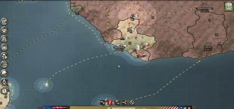 Call of War with USA 35 Successful invasion of West Africa