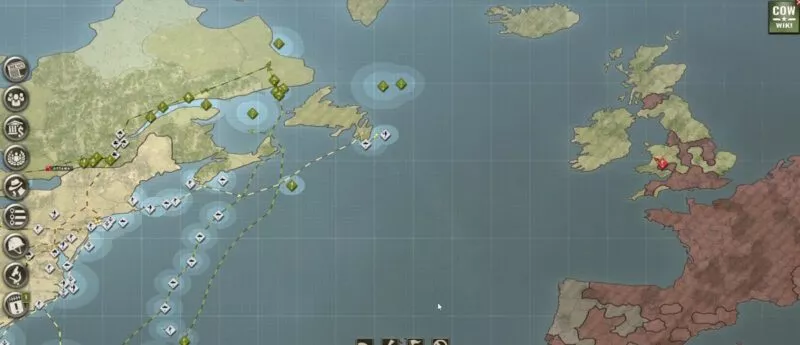 Call of War with USA 45 Canadian units were mercilessly overrun