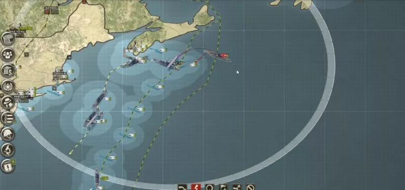 Call of War with USA 46 Combating the Soviet vanguard by the North Atlantic Fleet