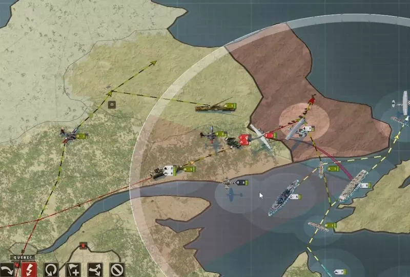 Call of War with USA 49 enemy advance over land is crushed