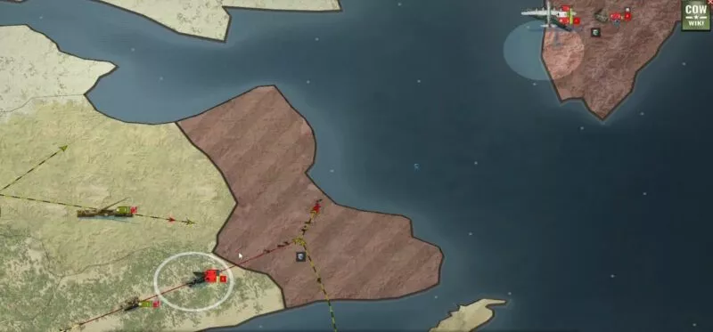 Call of War with USA 50 Soviet advance through northeast Canada