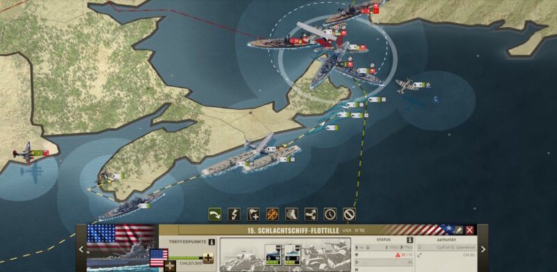 mighty naval battle for Newfoundland