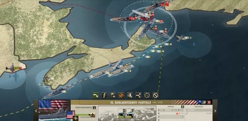 Call of War with USA 48 mighty naval battle for Newfoundland
