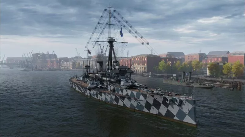 Battleship HMS Dreadnought 6 HMS Dreadnought in WoWs