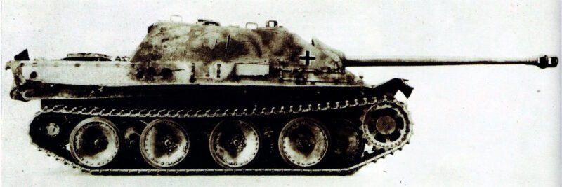 side view of the Jagdpanther