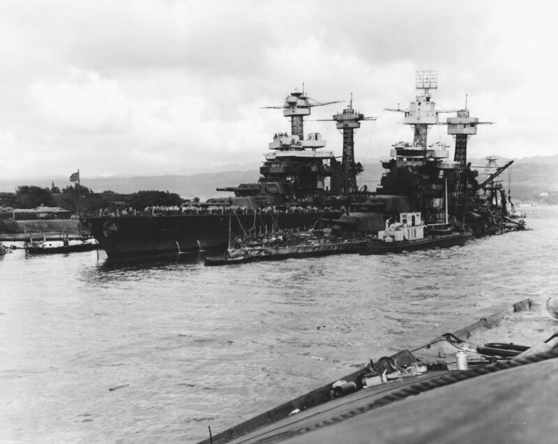Tennessee after attack on Pearl Harbor