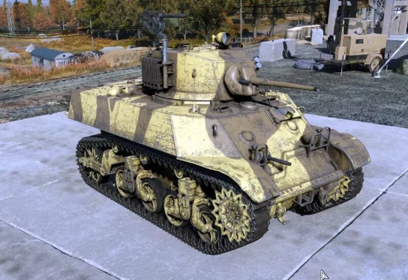 M3 Stuart 6 M3A3 Stuart