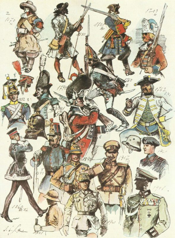 Military ranks in the Second World War: a comparison of the Wehrmacht, the SS and the Allies 2 Uniformen