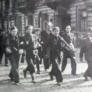 Polish insurgents in Warsaw.