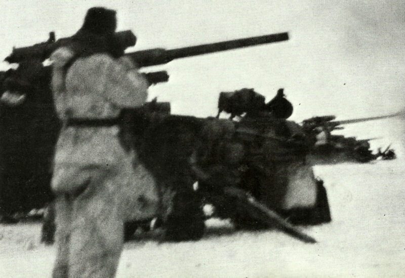 Eight-eighth anti-aircraft battery in ground combat 