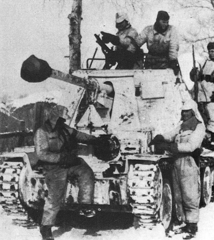 Marder tank destroyer 9 Marder III SS crew