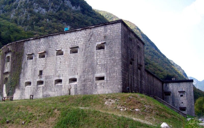 Fort Kluze on the Isonz Front