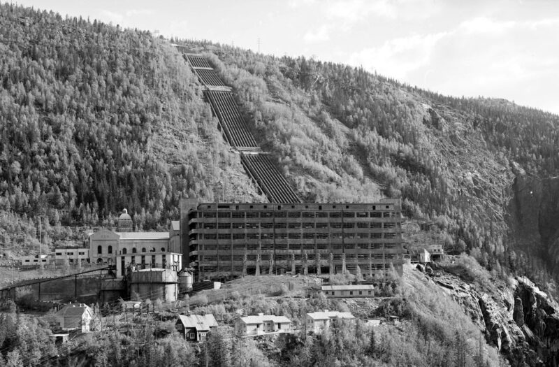 Norwegian hydroelectric power station at Vemork
